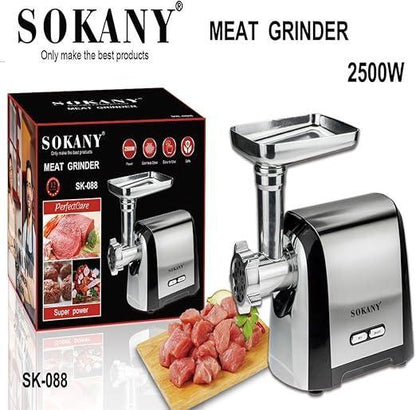 Picadora de carne eléctrica Sokany (220V