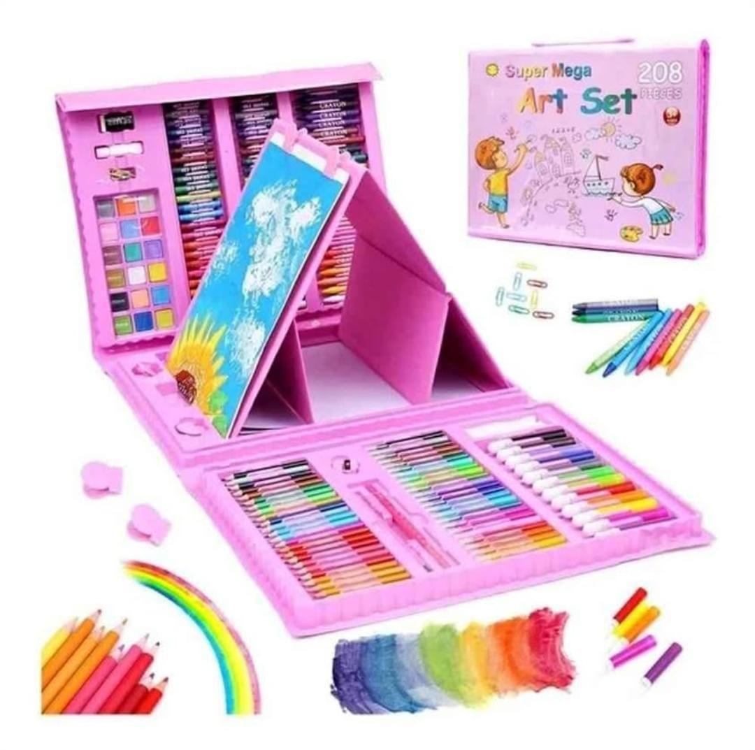 Set De Arte niños Maleta 208 Piezas