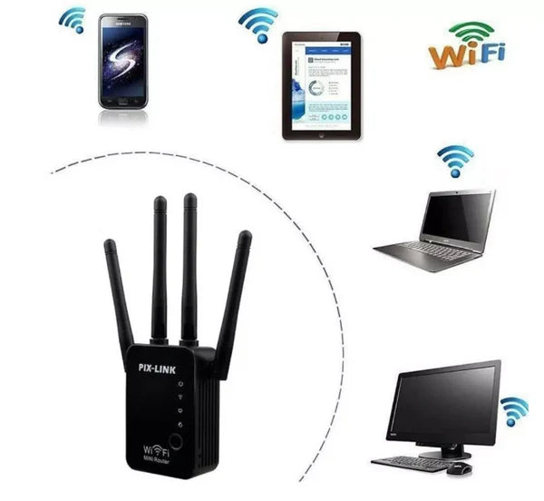 Router de Wifi PixLink 4 Antenas [INTERNET 5G] - (Ultimas unidades em stock)