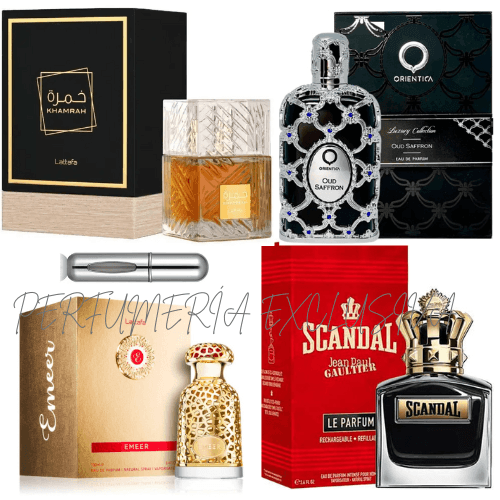 Oud saffron+scandal+khamrah+emeer+perfum