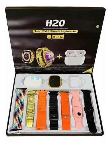 Reloj H20 Ultra + 7 Correas + Audífonos