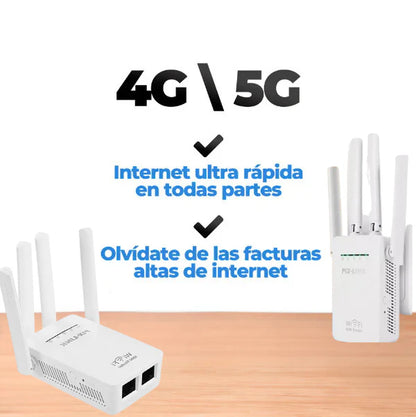 Router de Wifi PixLink 4 Antenas [INTERNET 5G] - (OFERTA SOLO HOY)