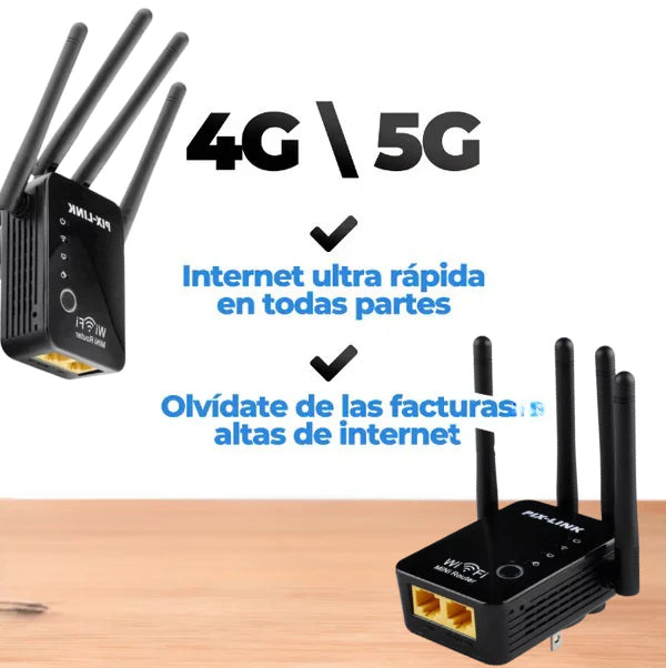 Router de Wifi PixLink 4 Antenas [INTERNET 5G] - (Ultimas unidades em stock)